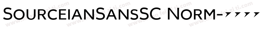 SourceianSansSC Norm字体转换